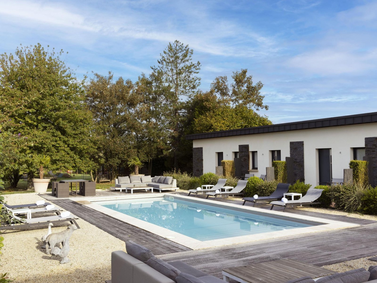 Hostellerie de la Renaissance, the pool
