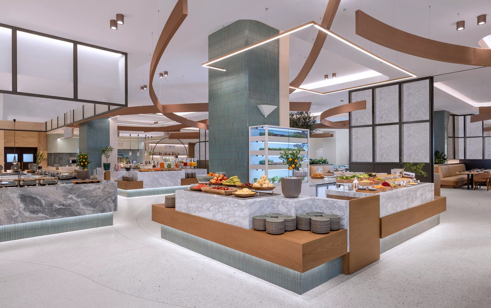 Fairmont The Palm, flow kitchen