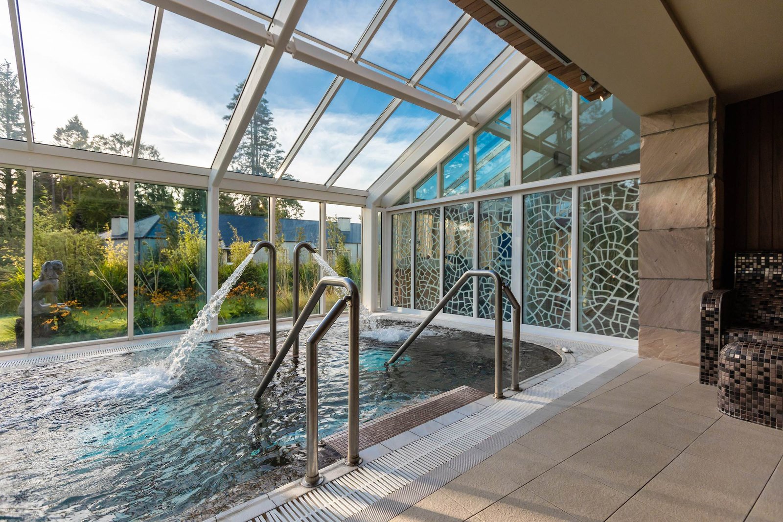 Lough Eske Castle, the pool