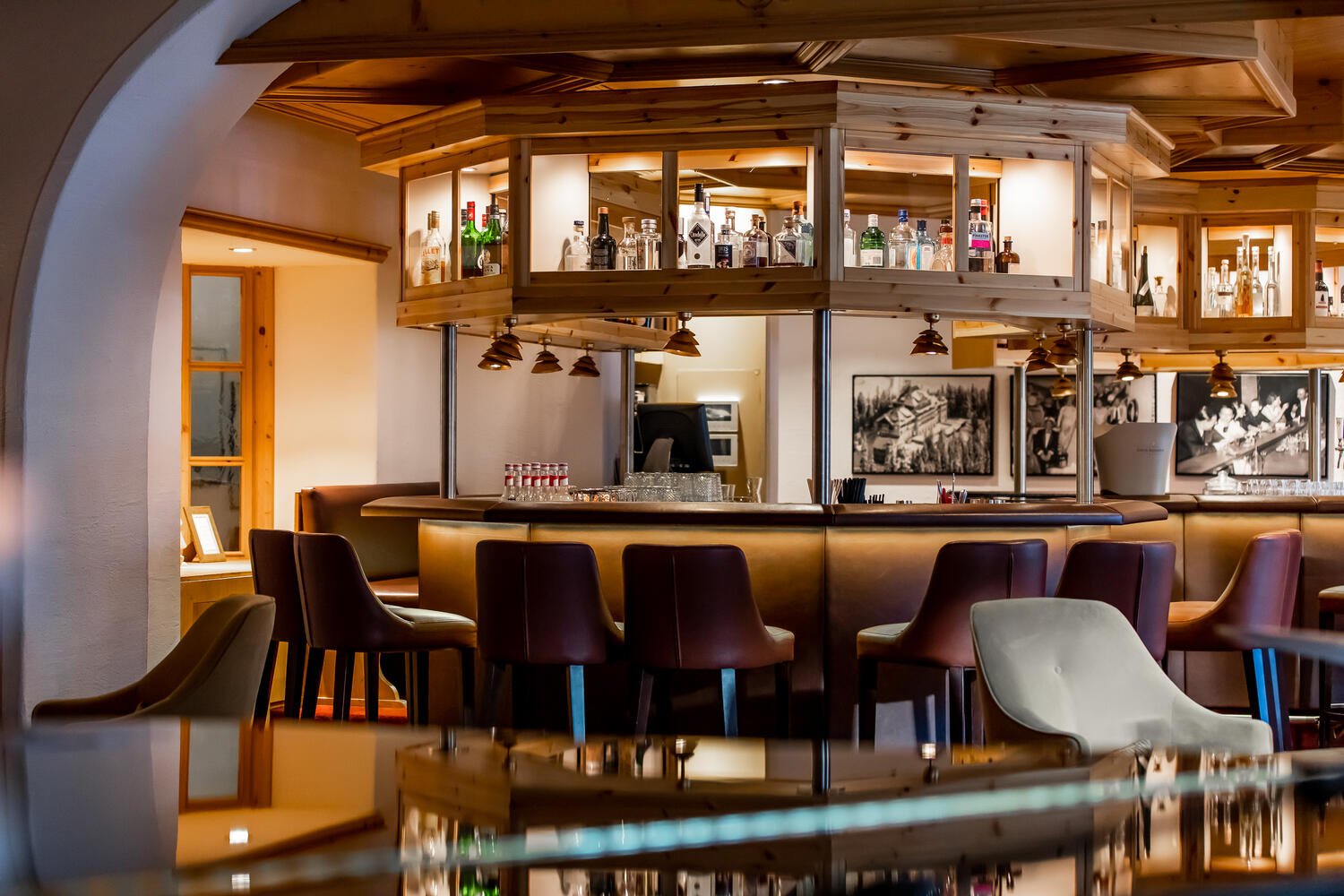 Waldhotel Arosa, at the table