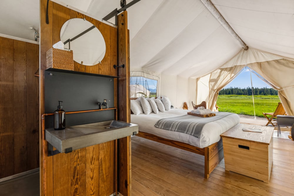 Under Canvas West Yellowstone, rooms