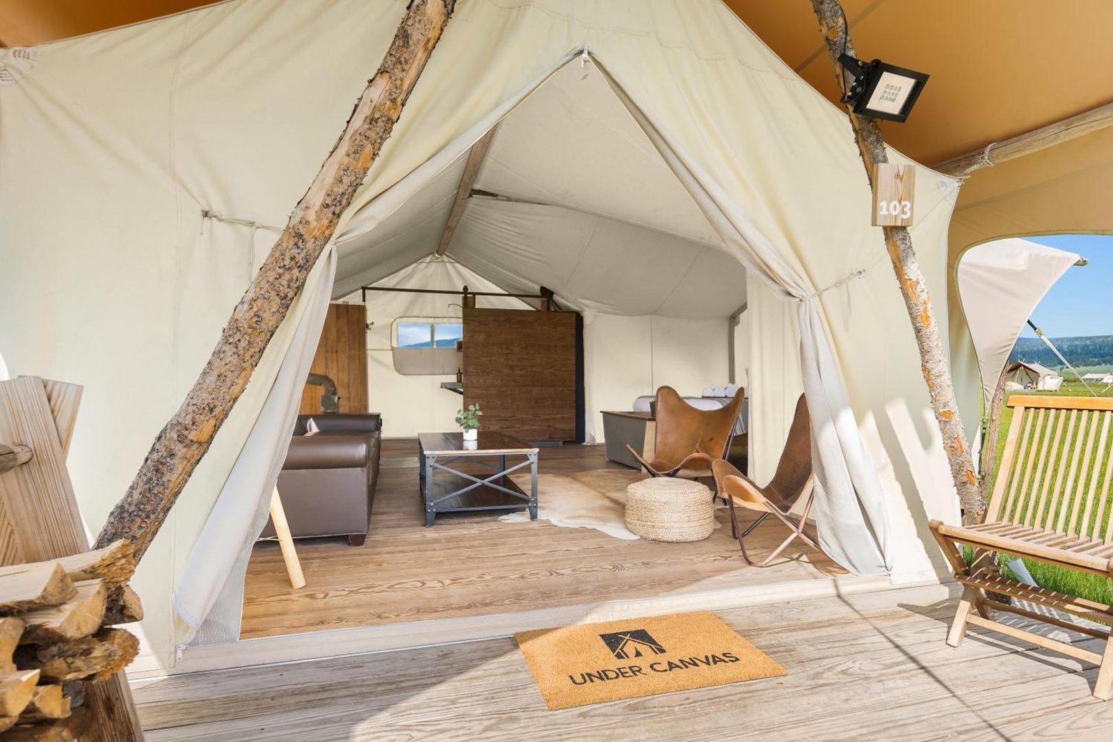 Under Canvas West Yellowstone, rooms