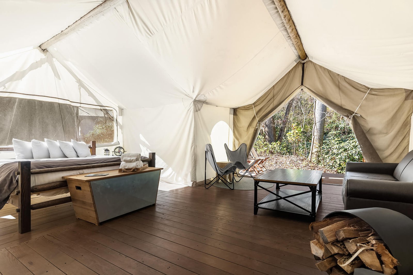 Under Canvas Great Smoky Mountains, rooms