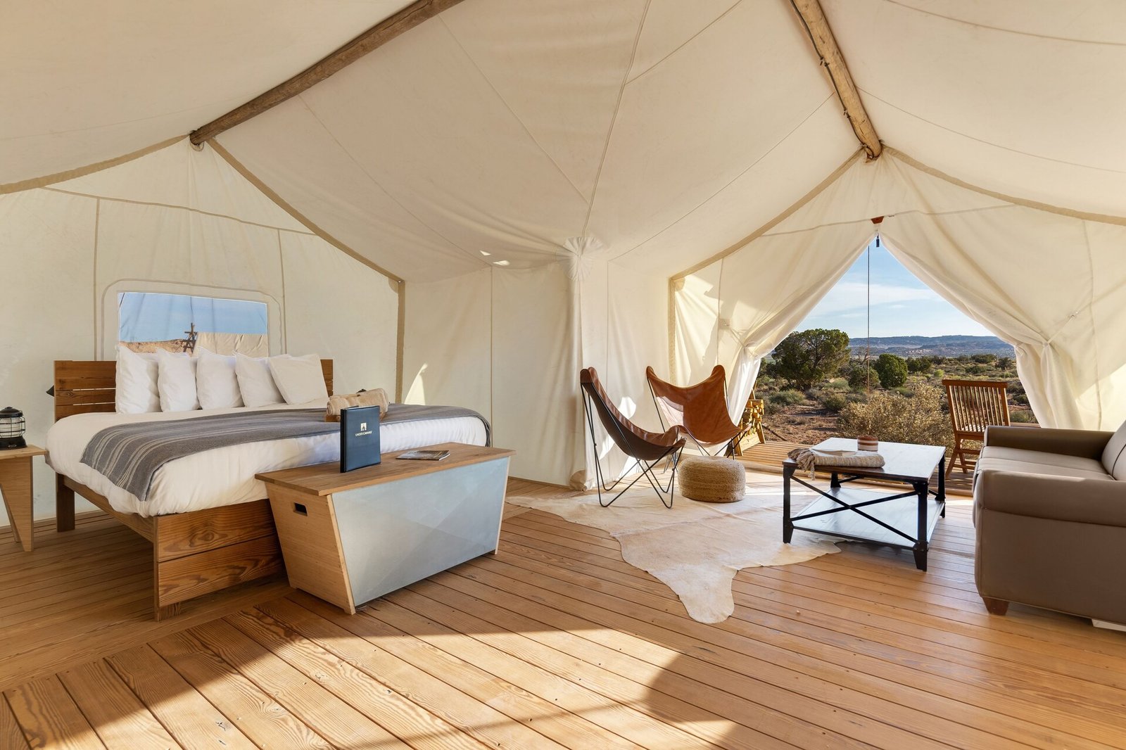 Under Canvas Moab, rooms