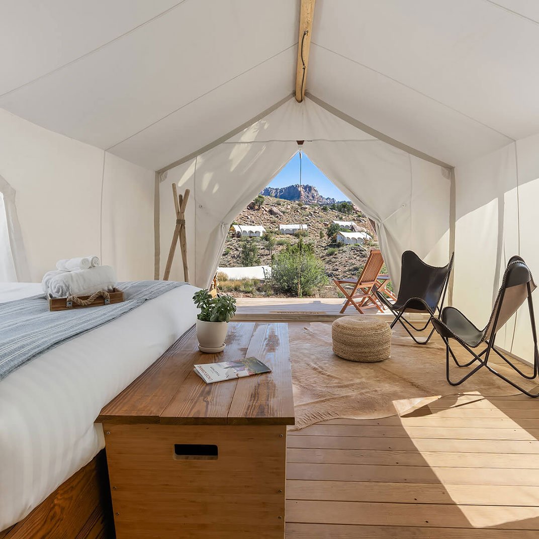 Under Canvas Zion, rooms