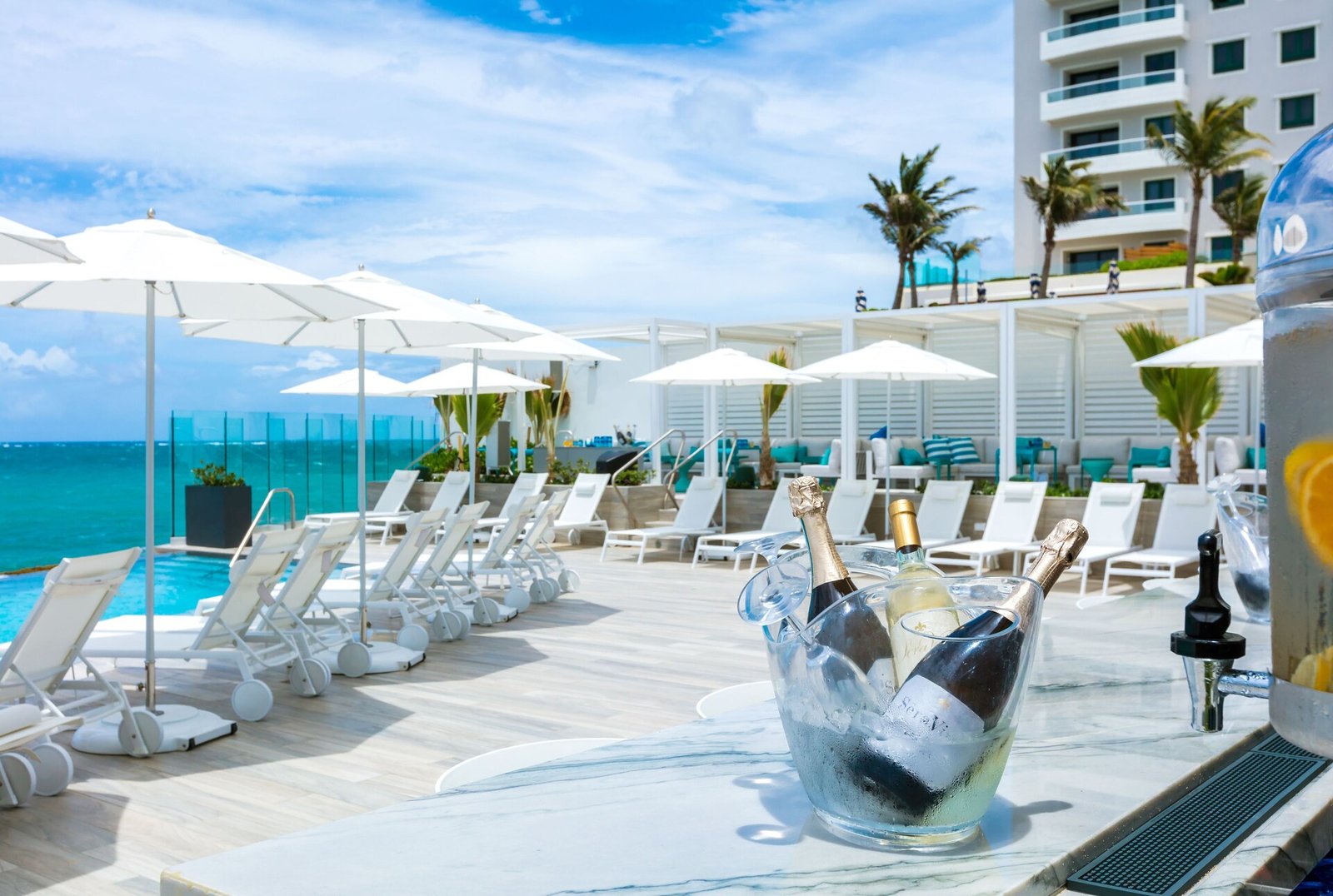 Condado Ocean Club, at the table