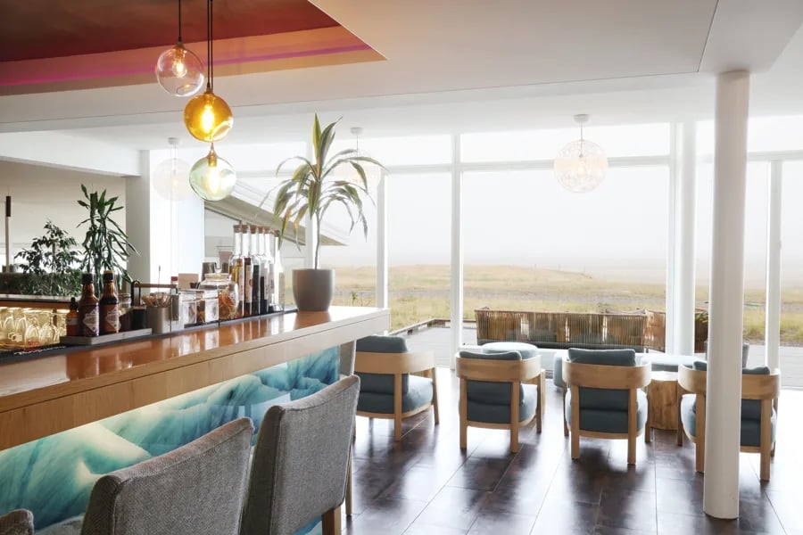 Fosshotel Vatnajökull, at the table