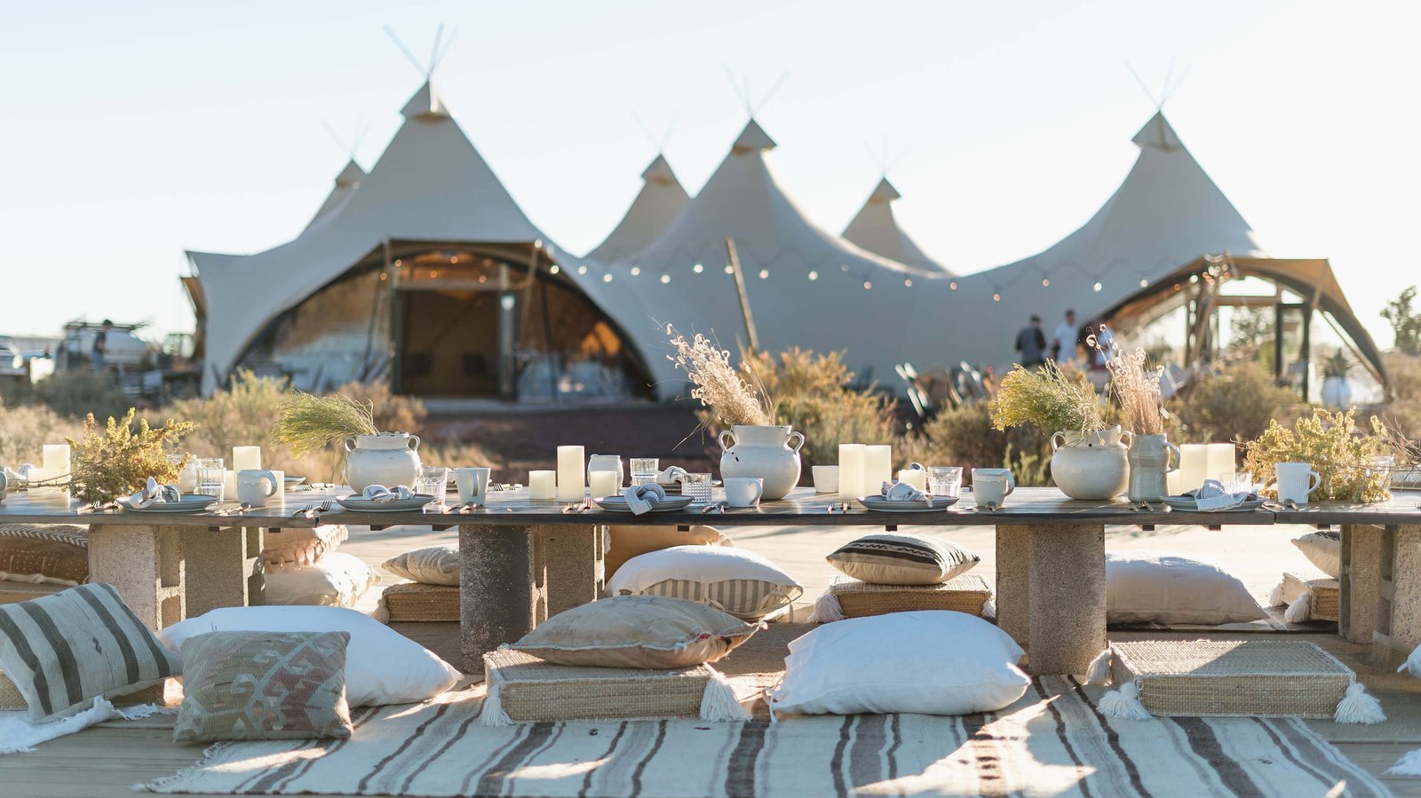 Under Canvas Grand Canyon, at the table