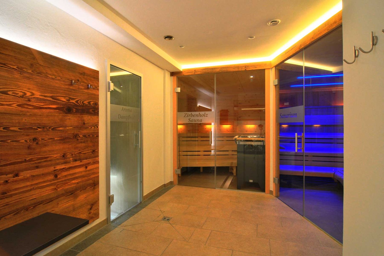 Hotel Thomahof, the saunas and gym