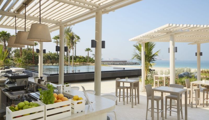 Jumeirah Dar Al Masyaf, at the table