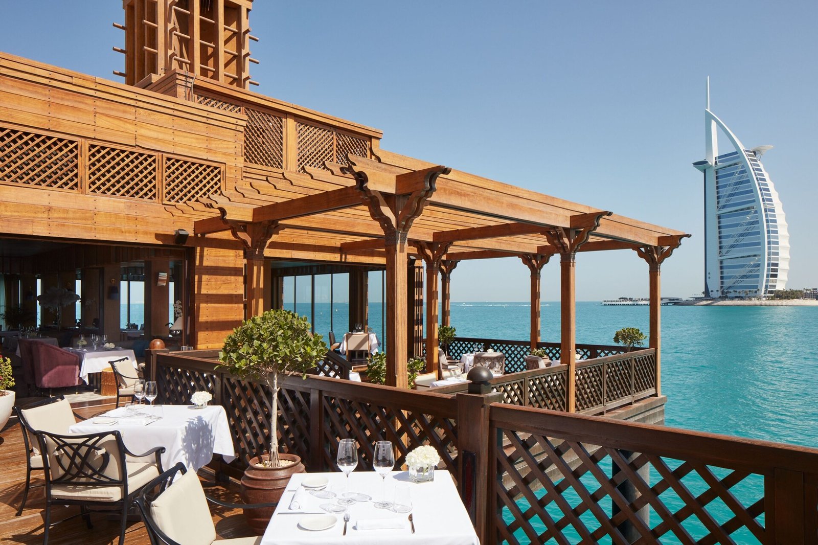Jumeirah Dar Al Masyaf, at the table