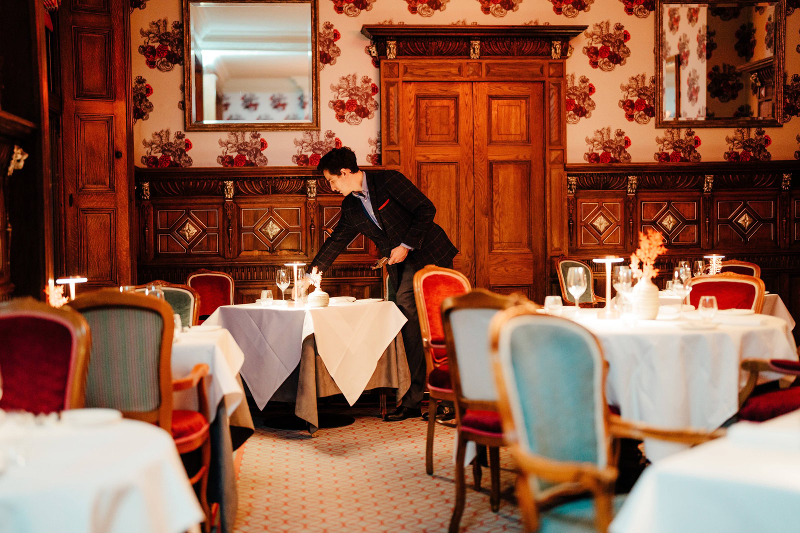 South Lodge, at the table