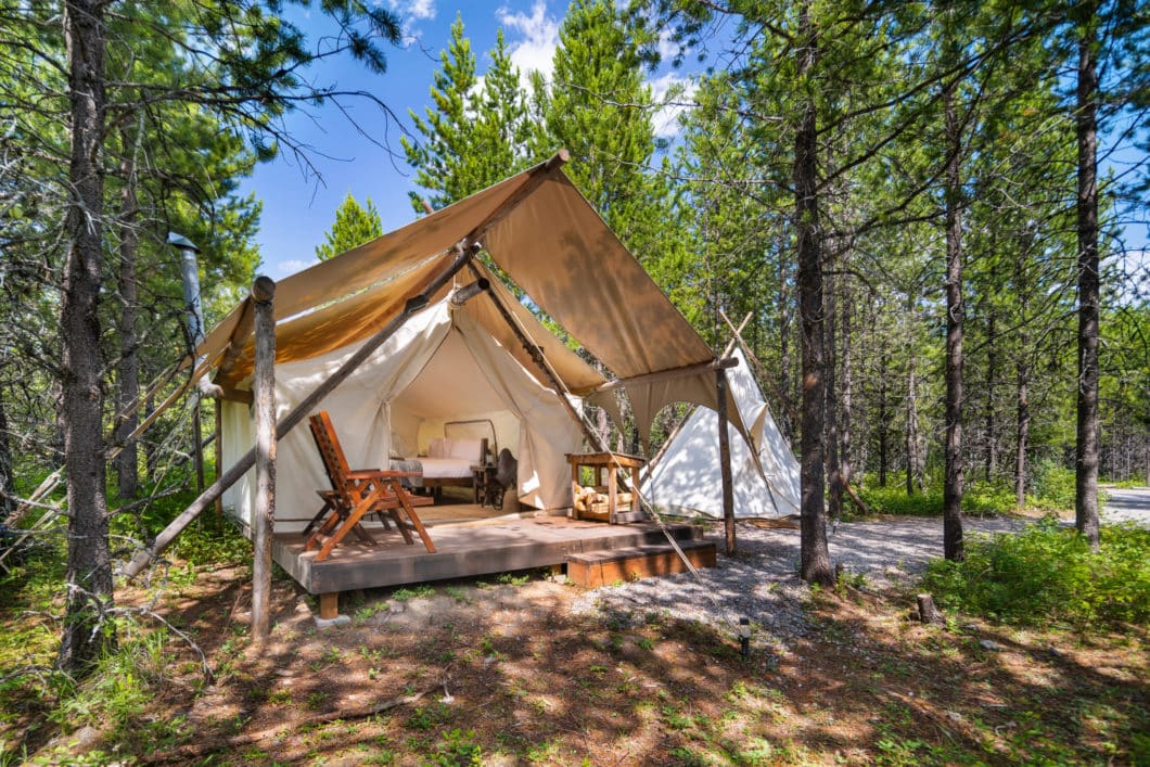 Under Canvas Glacier, rooms