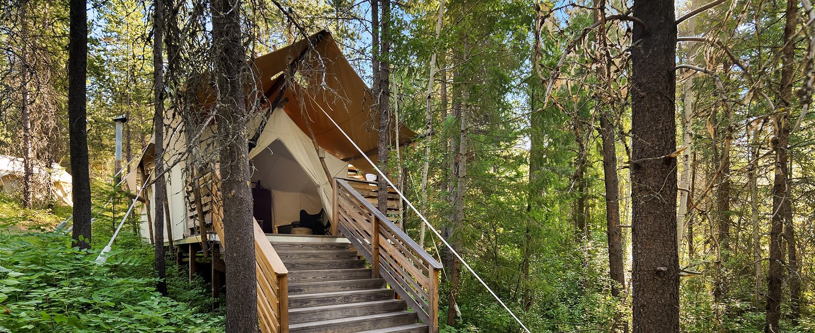 Under Canvas Glacier, rooms