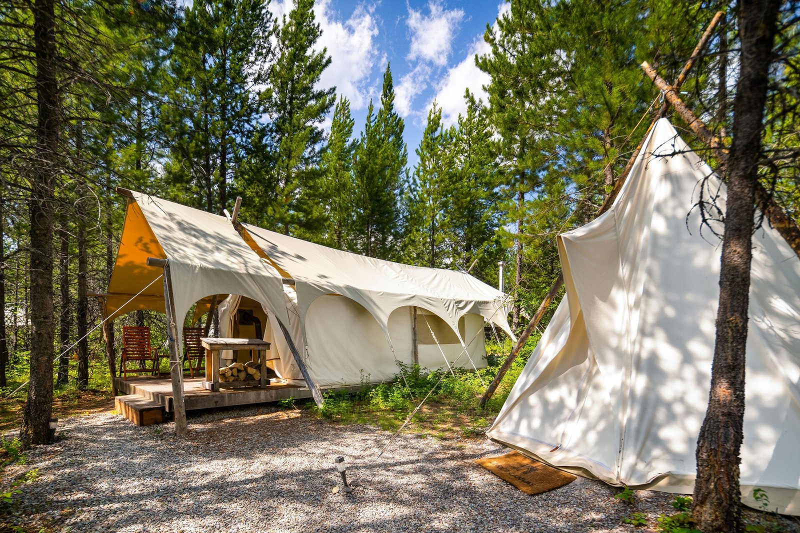 Under Canvas Glacier, how it began