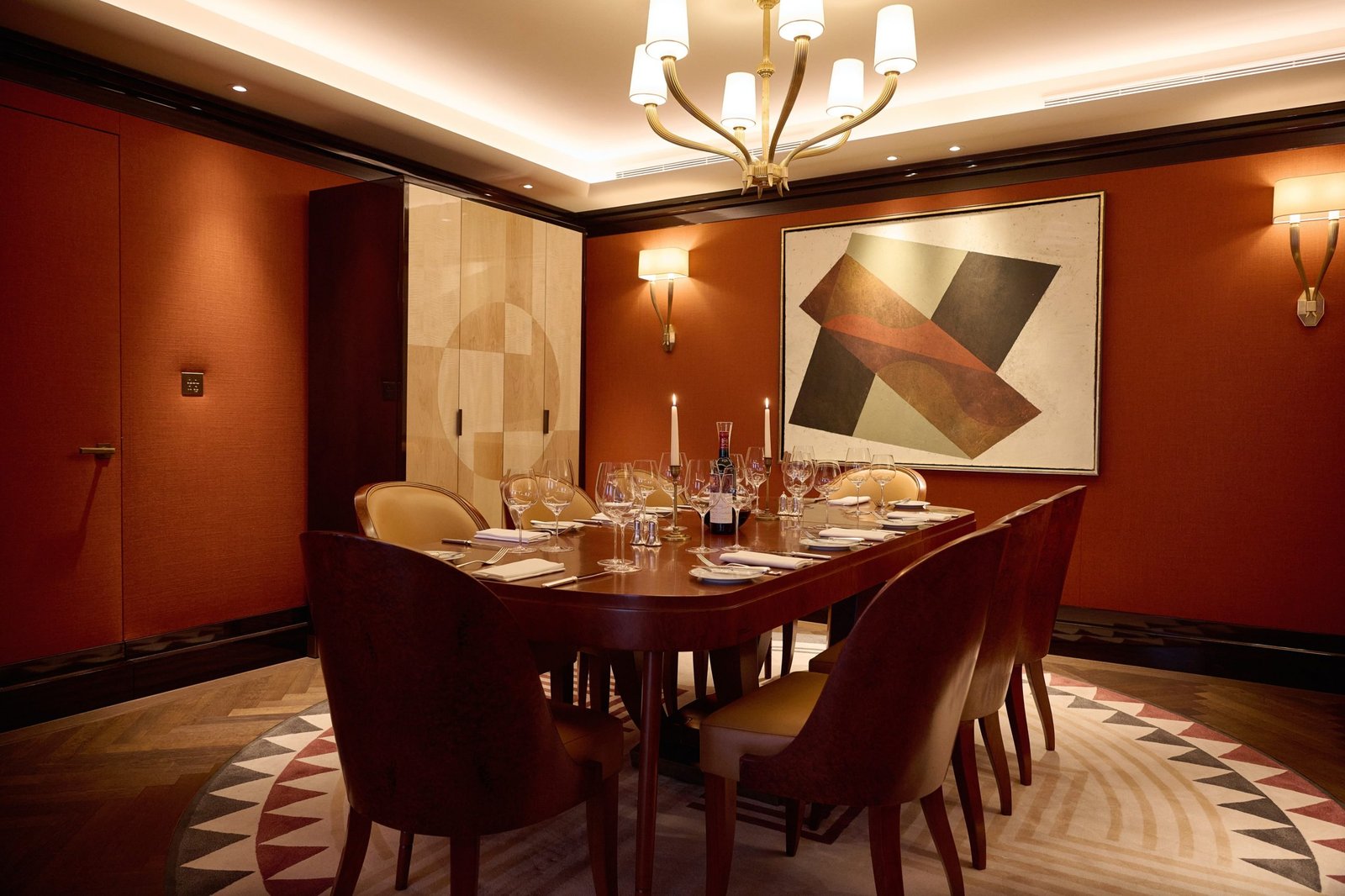The Beaumont Mayfair, at the table