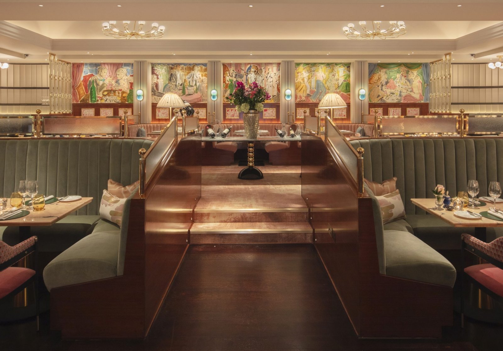 The Beaumont Mayfair, at the table