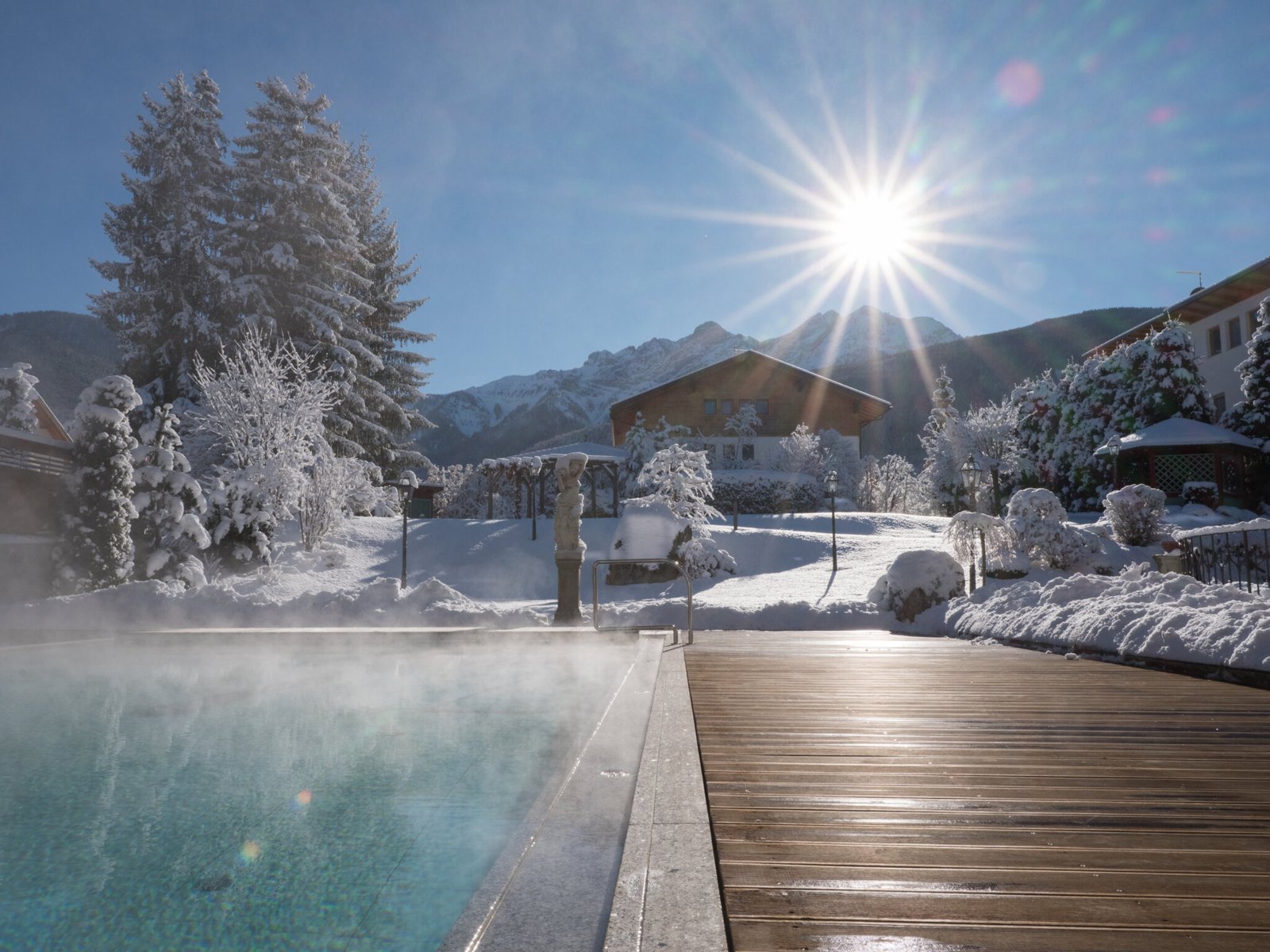 Mirabell Dolomites Hotel, the pool