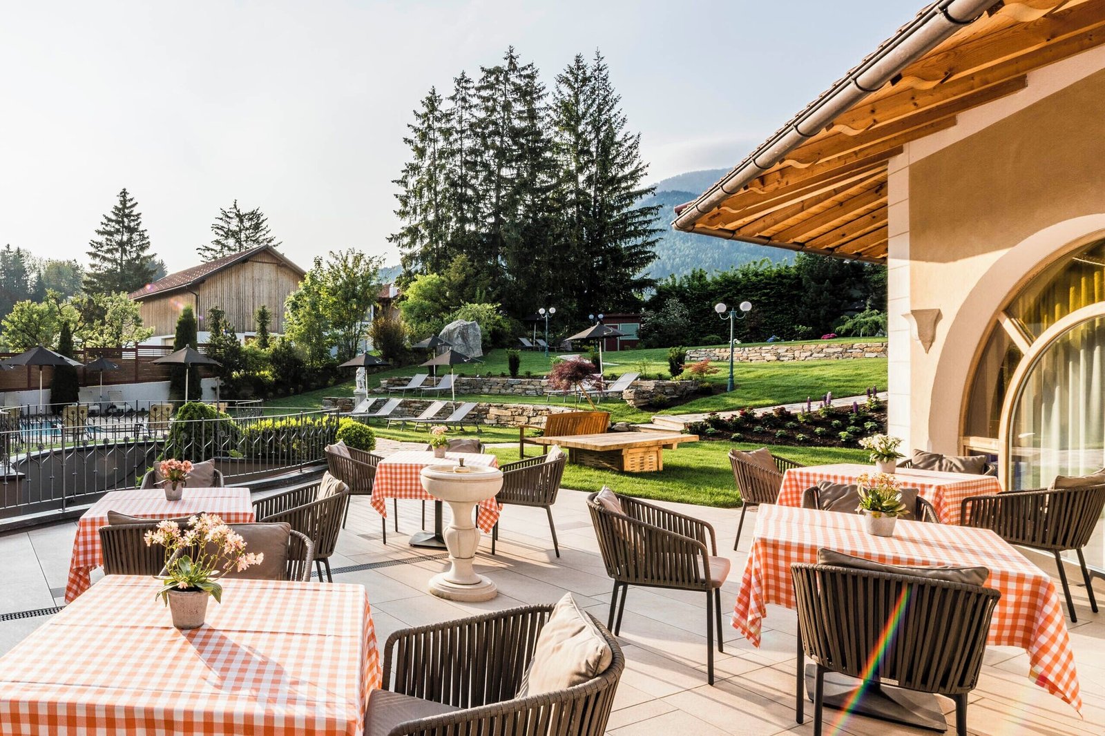 Mirabell Dolomites Hotel, at the table