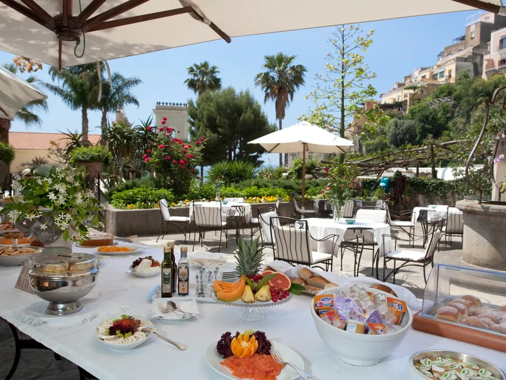 Hotel Palazzo Murat, at the table