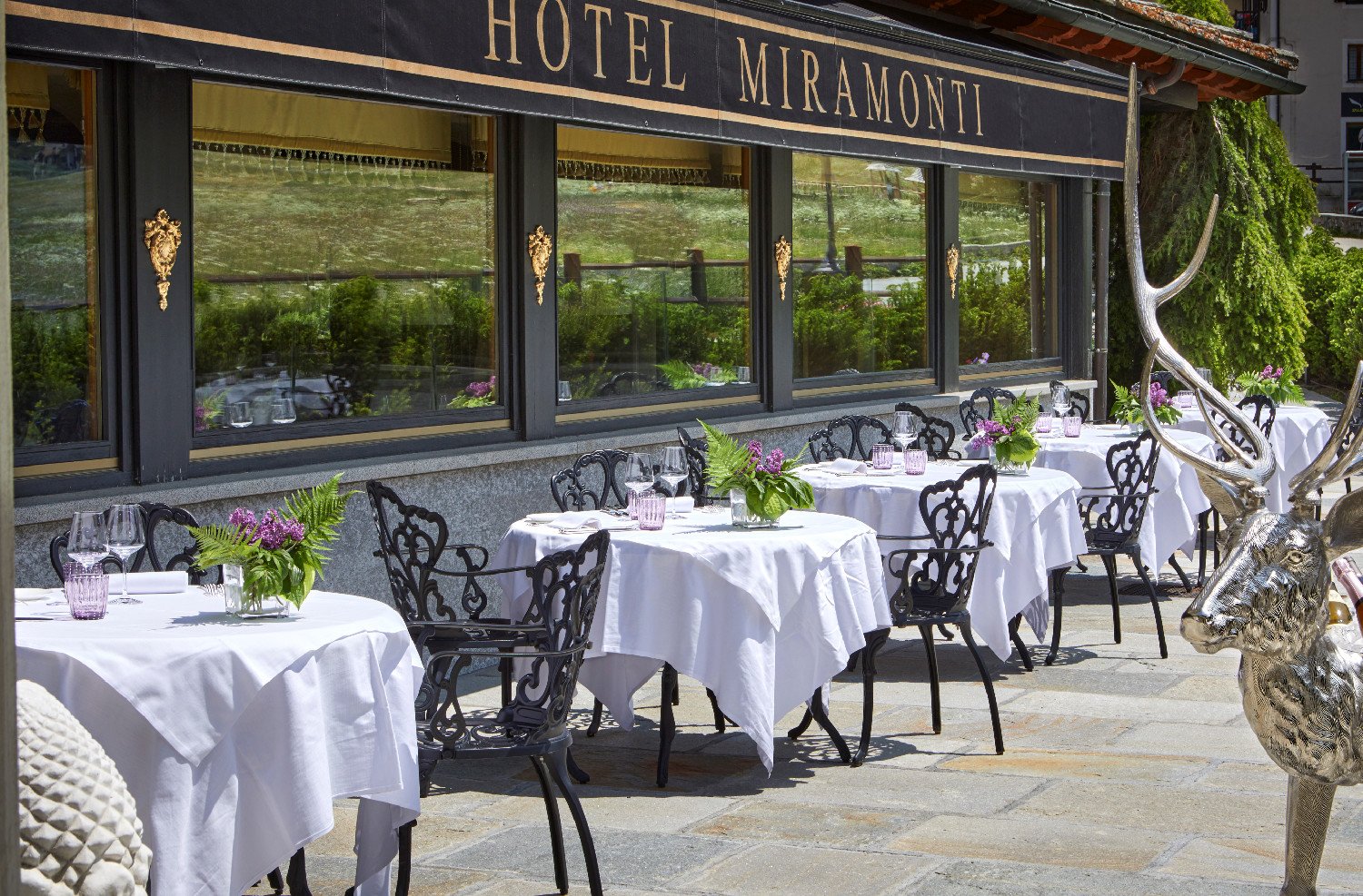 Hotel Miramonti, at the table