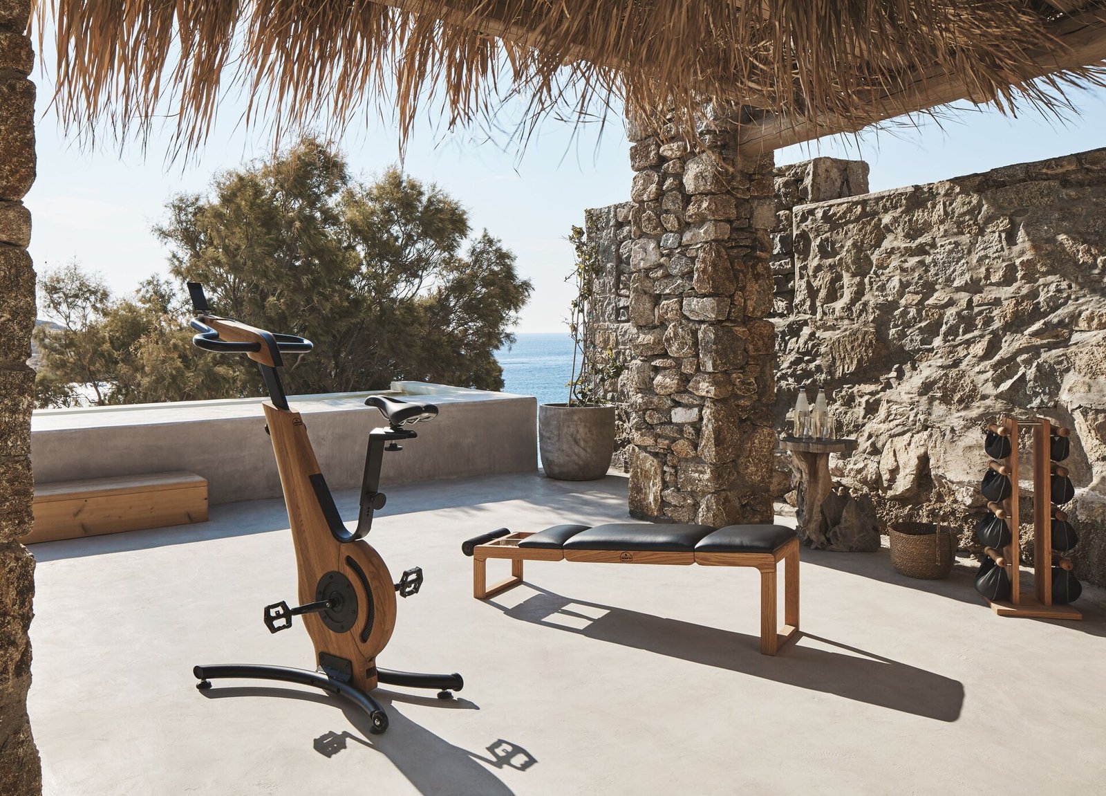The Wild Hotel by Interni, the spa and gym