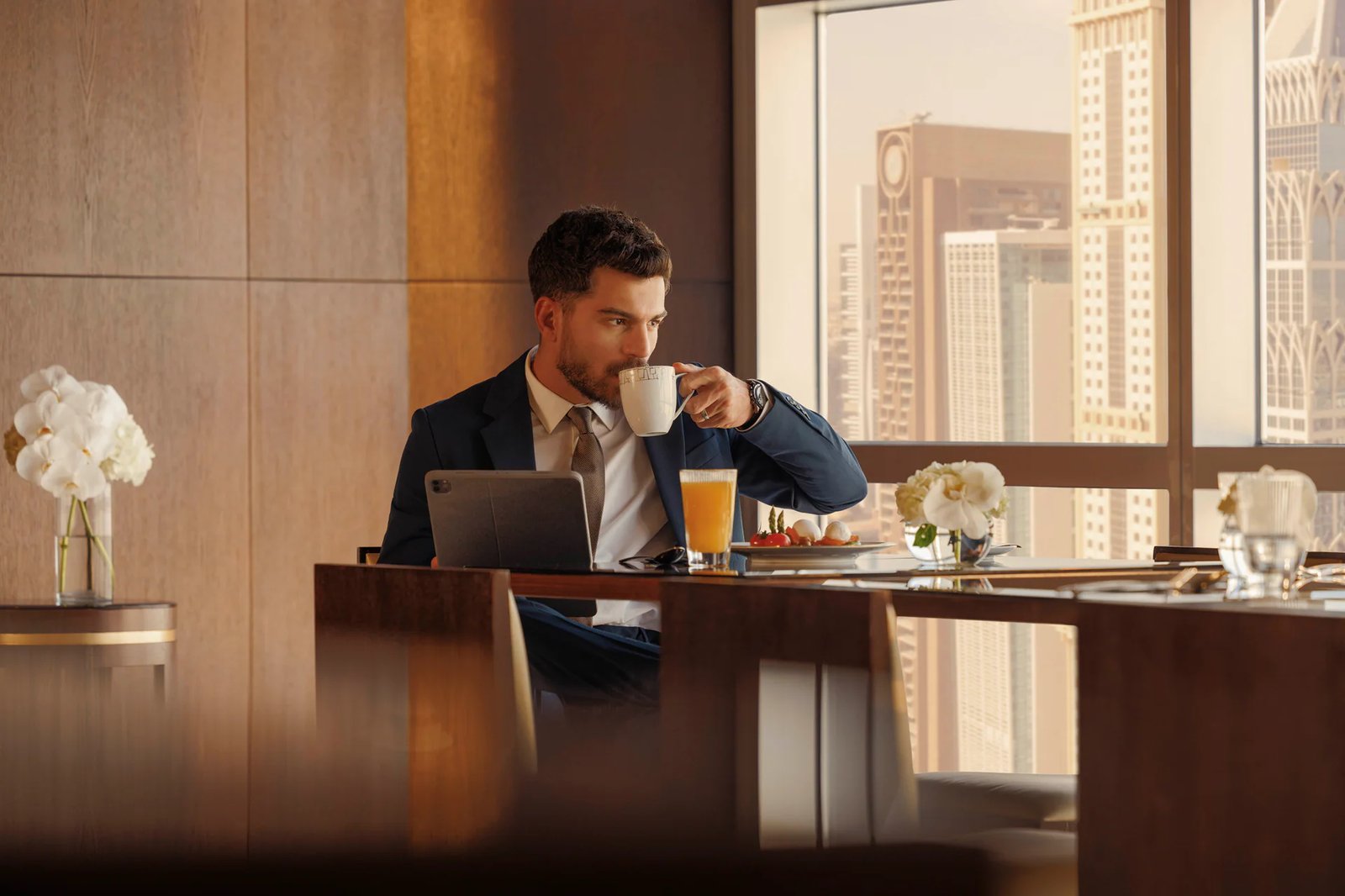 Jumeirah Emirates Towers, at the table