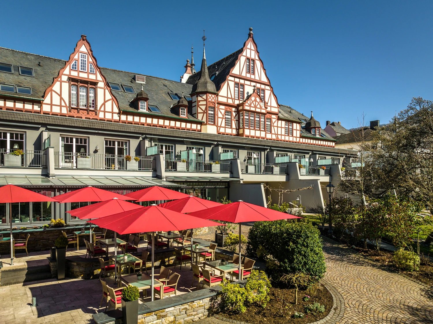 Moselschlösschen Spa & Resort, at the table