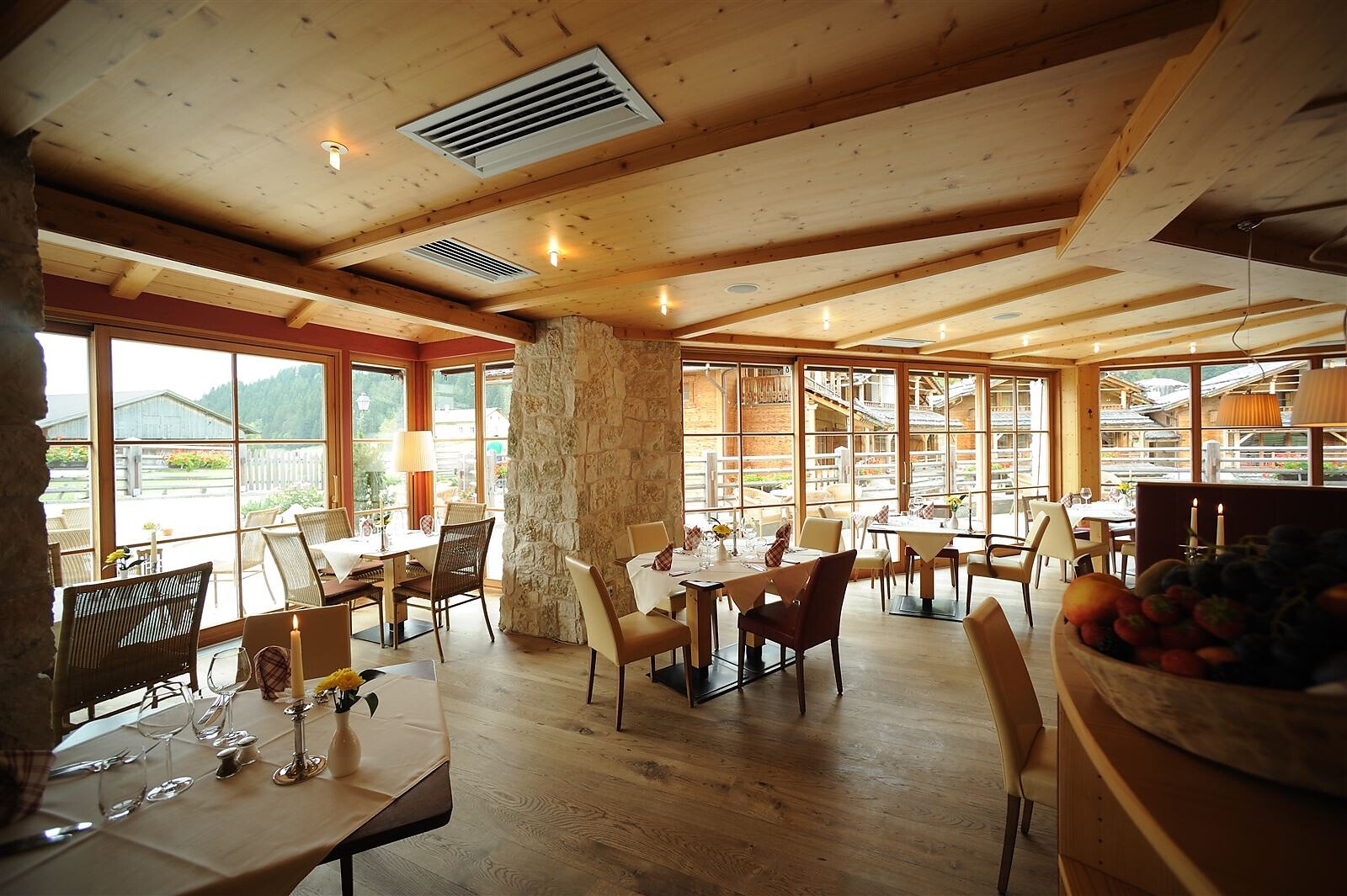 Post Alpina - Family Chalets Dolomites, at the table