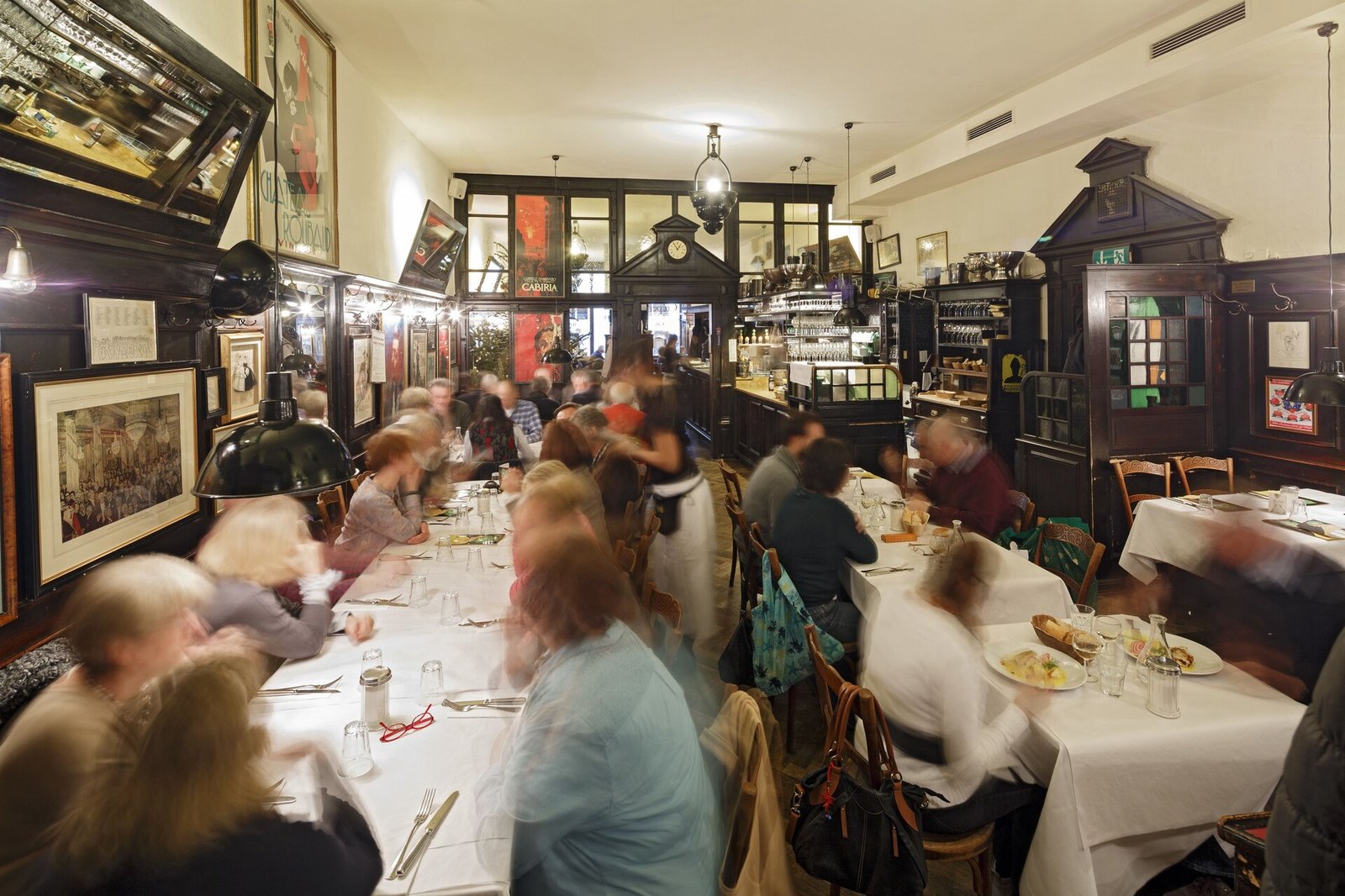 Hotel Orphee, at the table