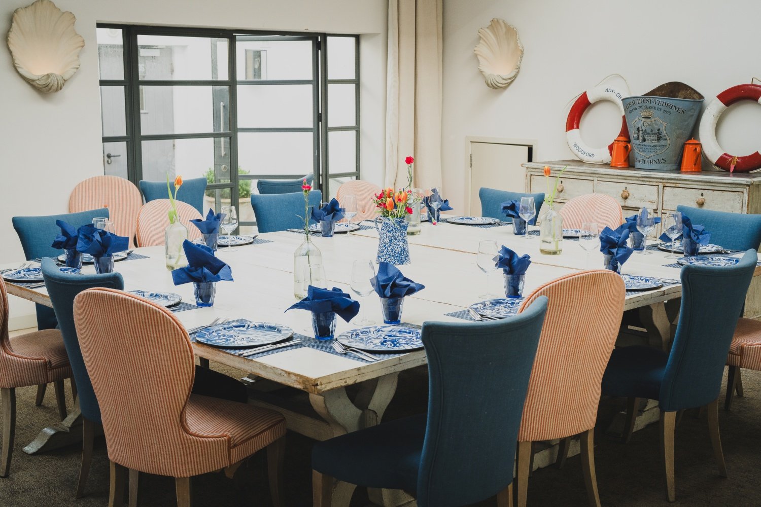 St Mawes Hotel & Restaurant, at the table