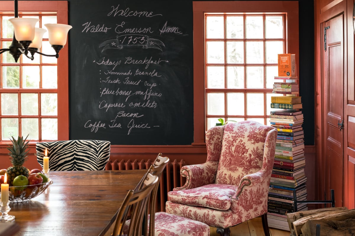 Waldo Emerson Inn, at the table