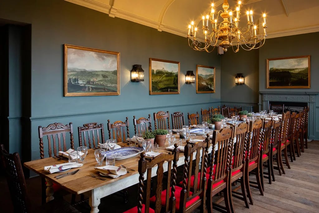 The Talbot Country House Hotel & Inn, at the table