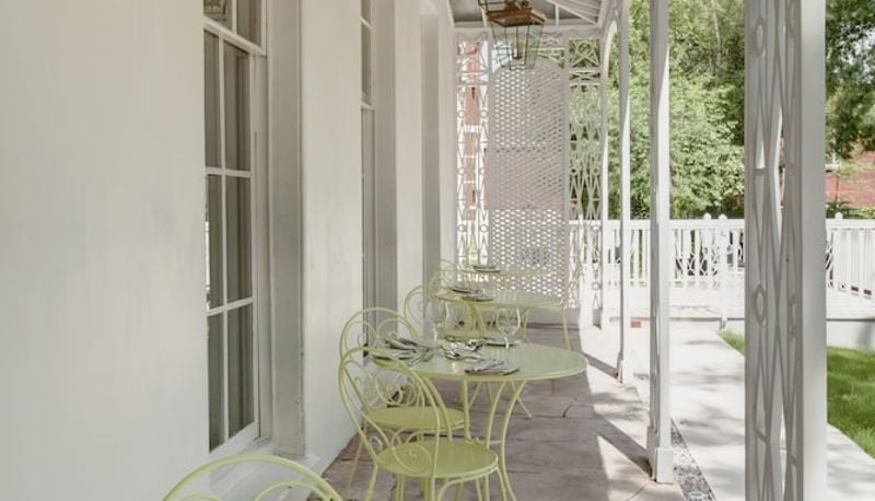 Southernhay House Hotel, at the table