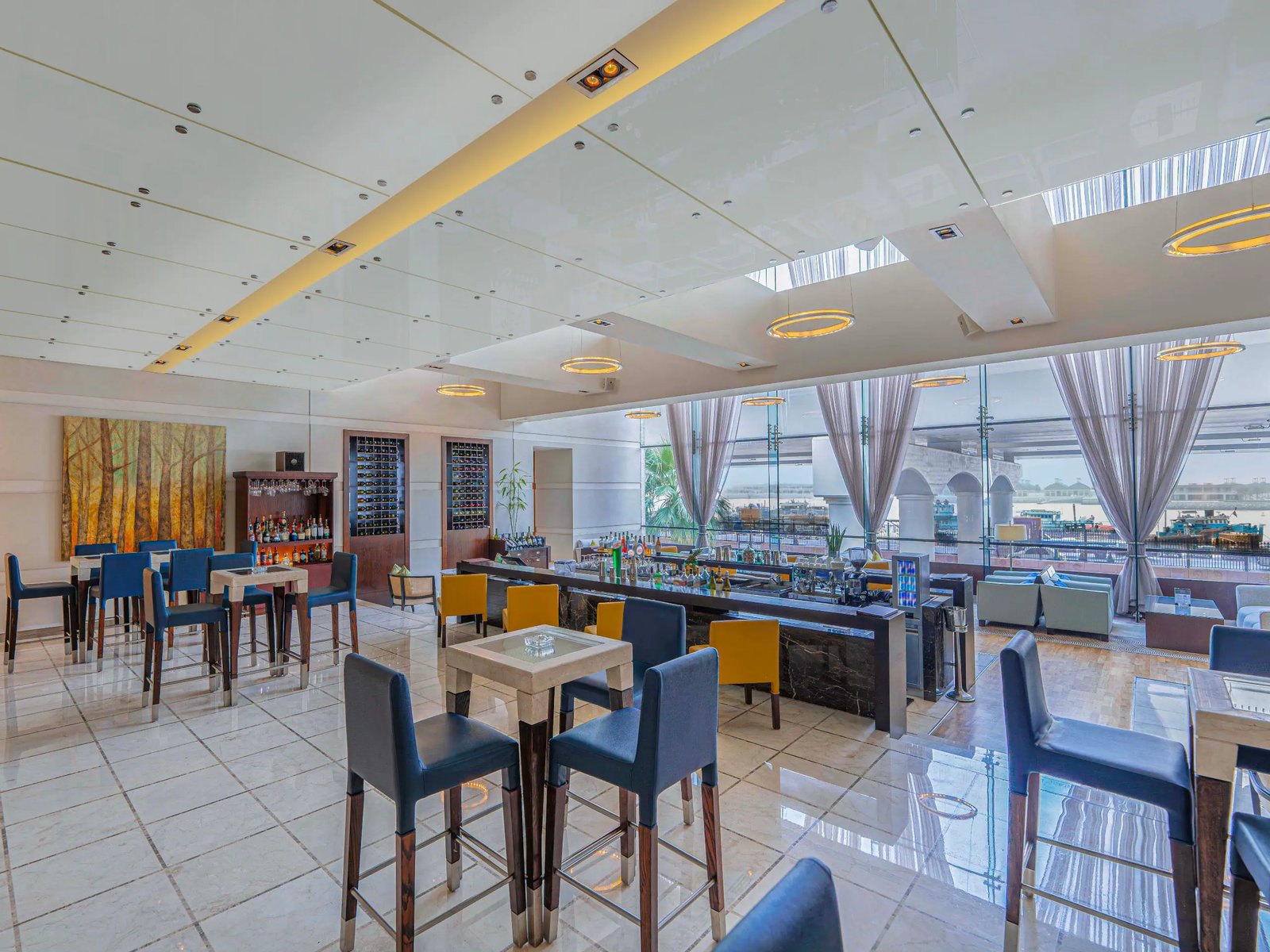Hyatt Regency Dubai, at the table
