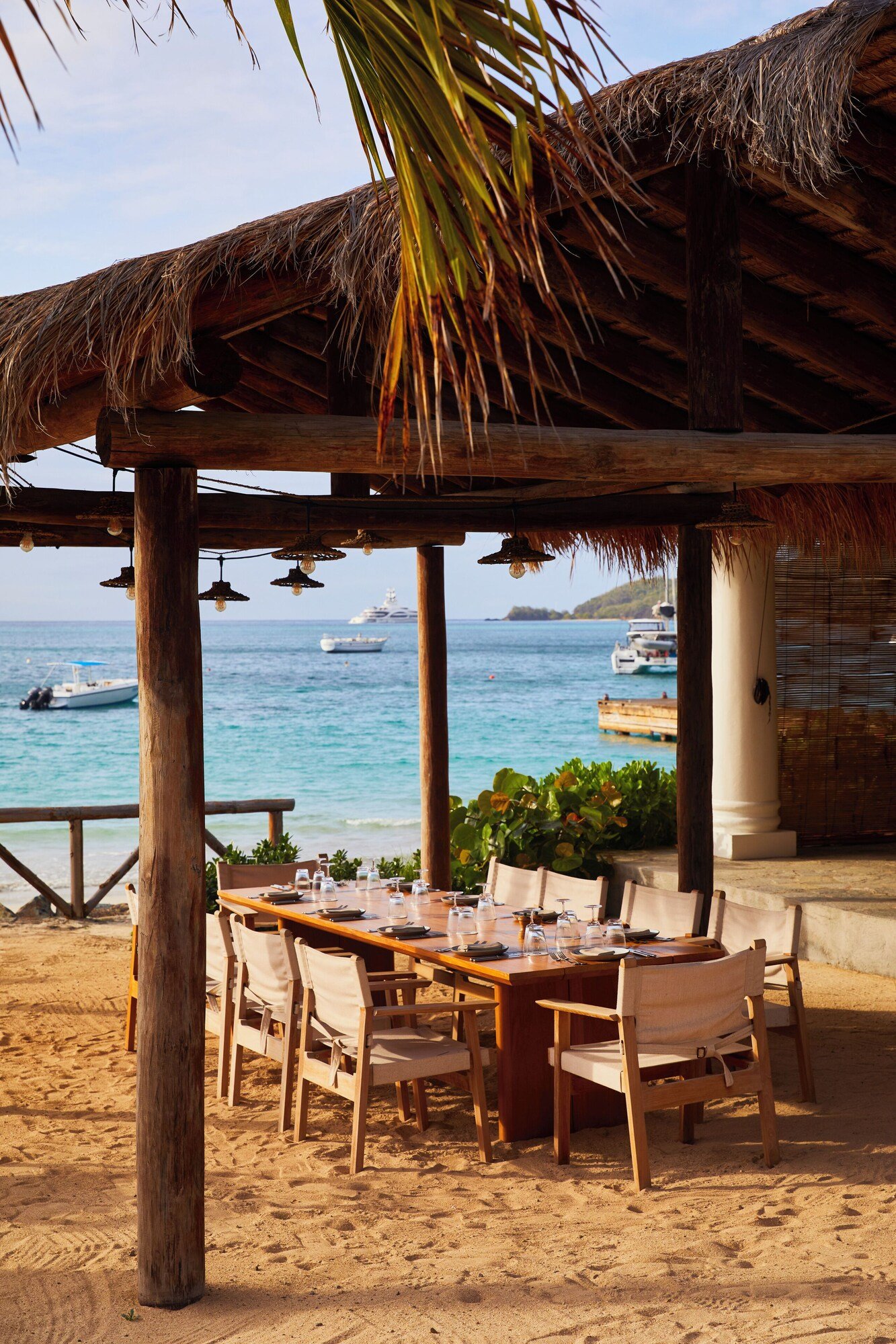 Soho Beach House Canouan, at the table