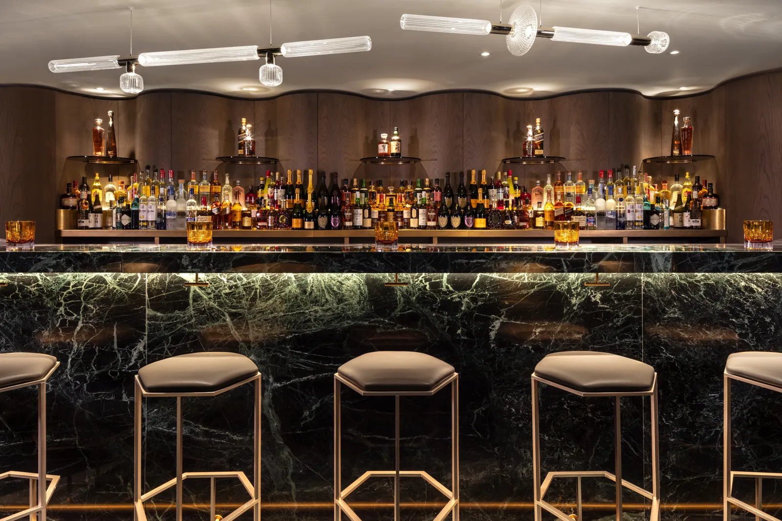 The Londoner Hotel, at the table