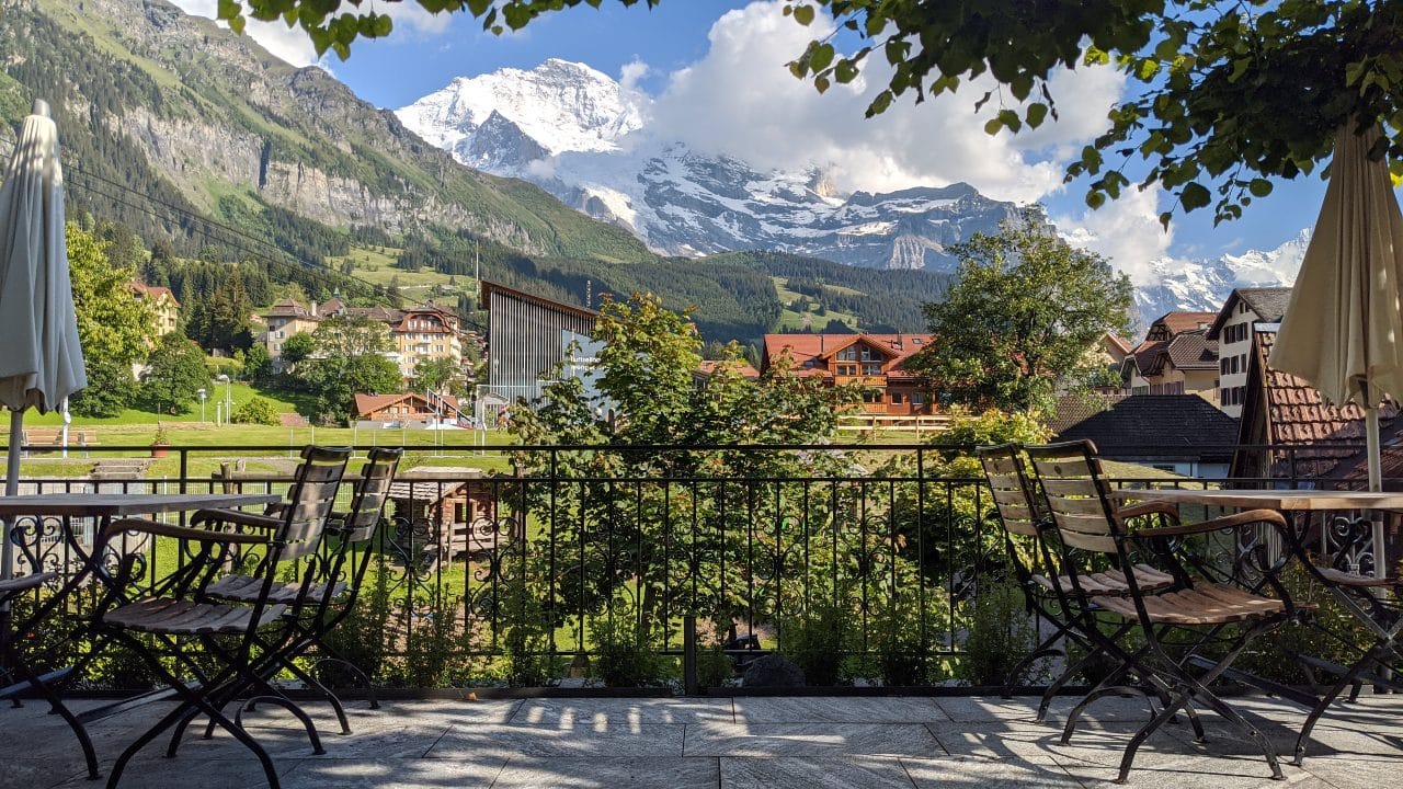 Hotel Schönegg, gartenterrasse