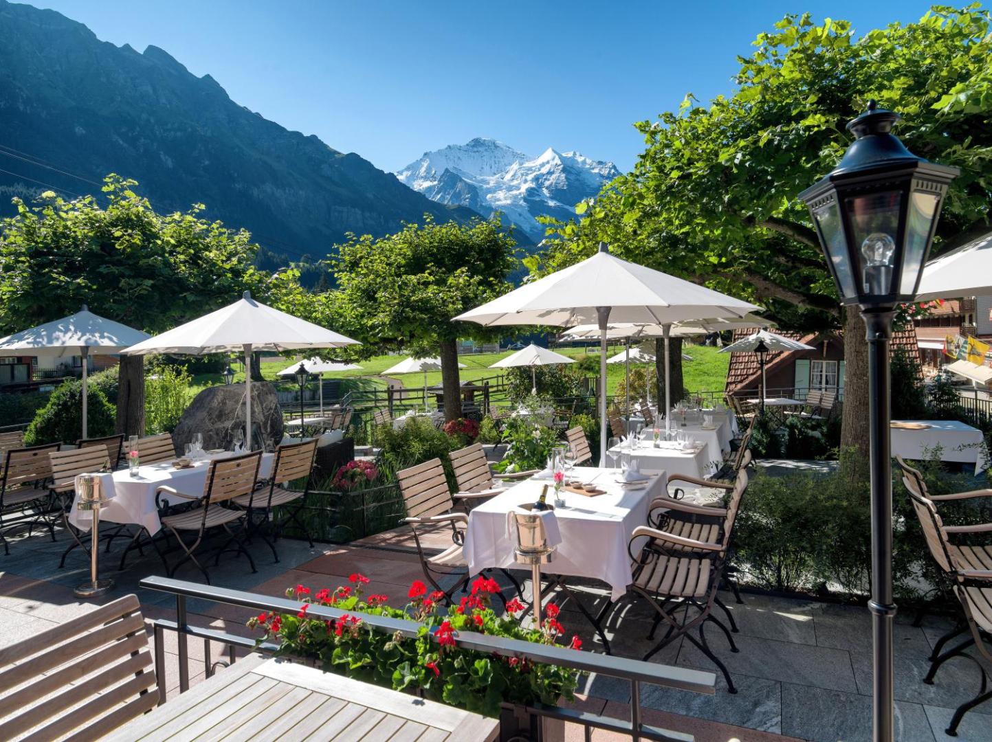 Hotel Schönegg, gartenterrasse