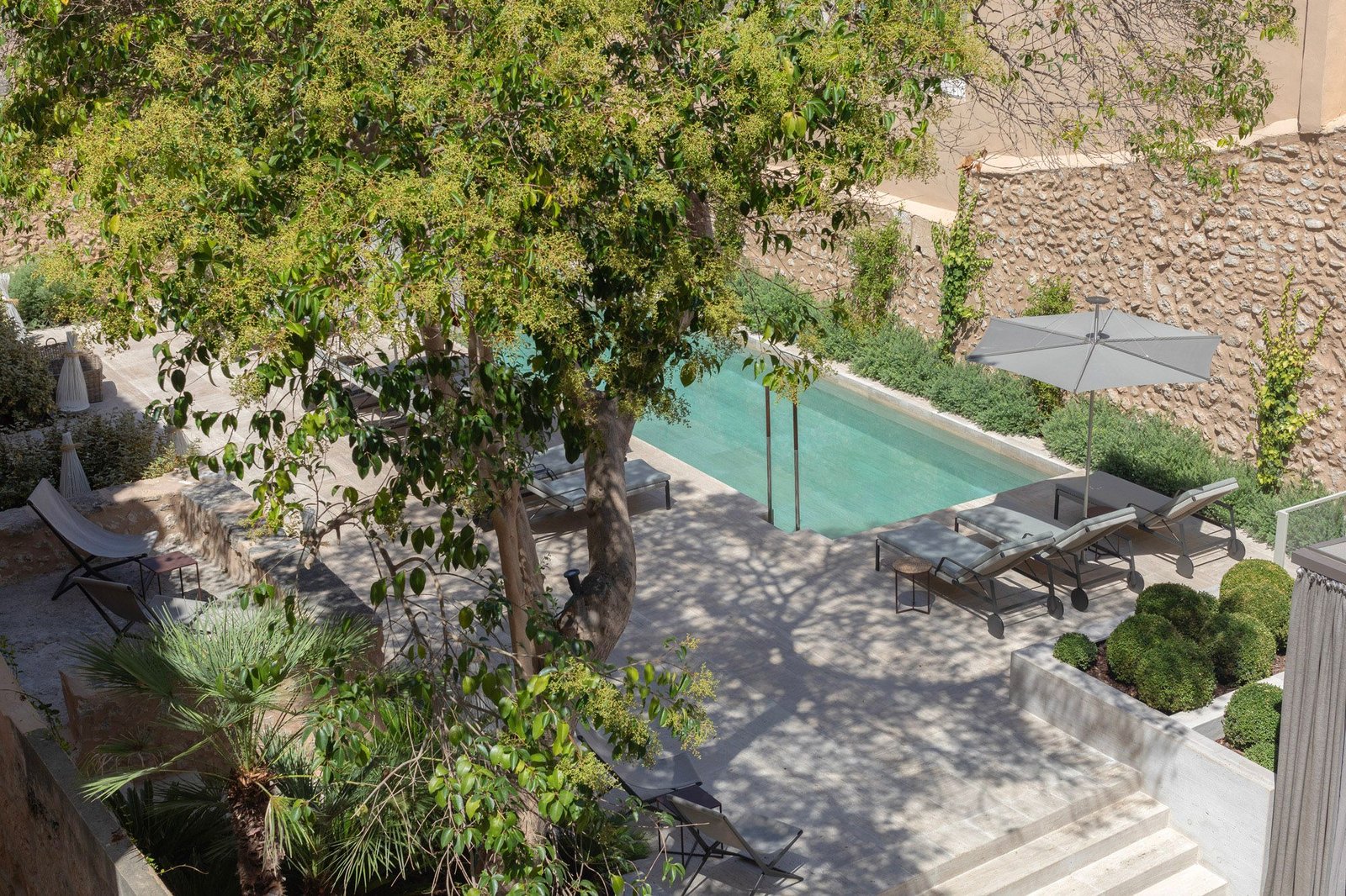 Can Aulí Hotel, the pool