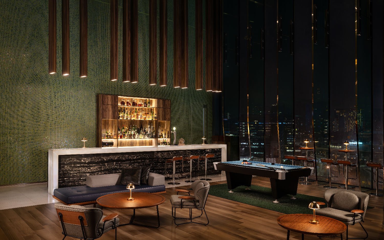 Hotel ICON, at the table