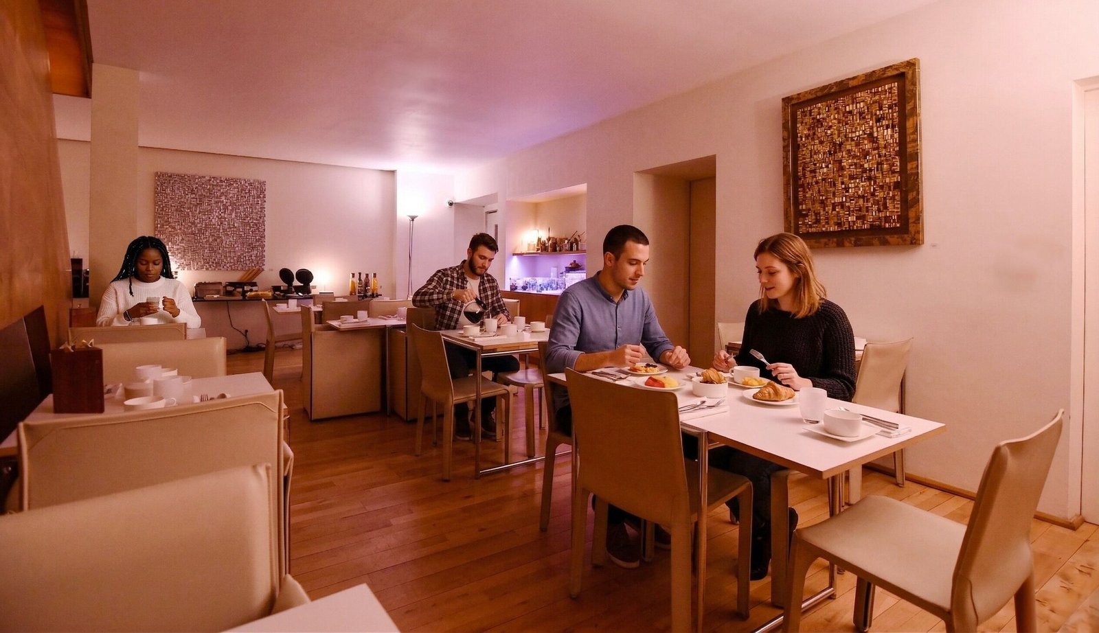 La Pérouse Hôtel, salle petit-déjeuner