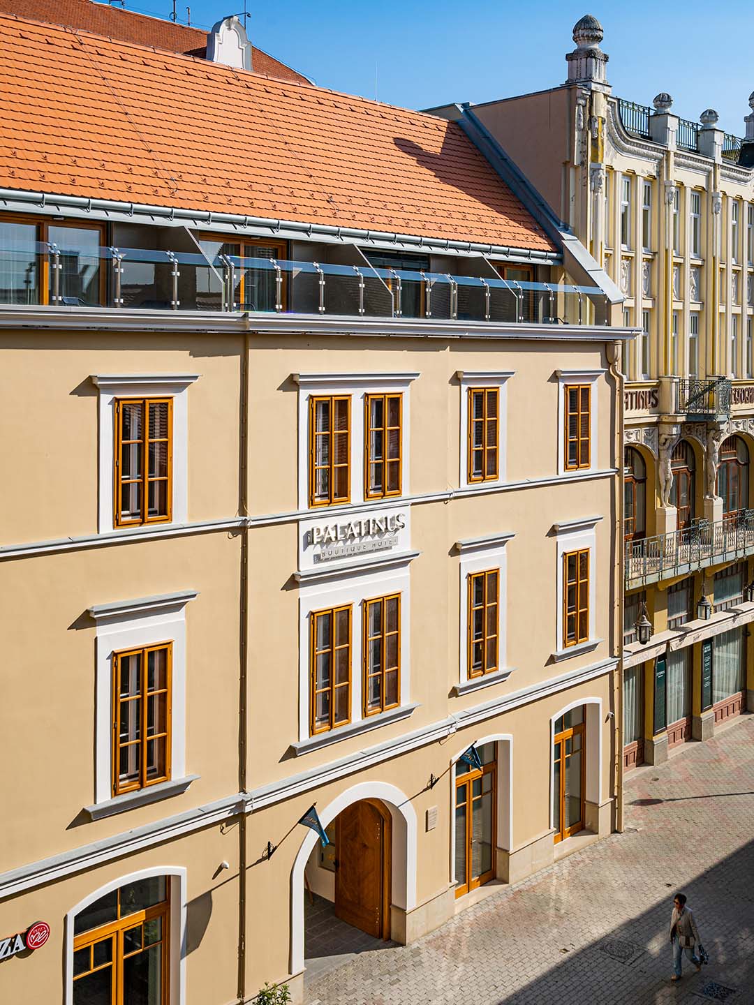 Palatinus Boutique Hotel, how it began