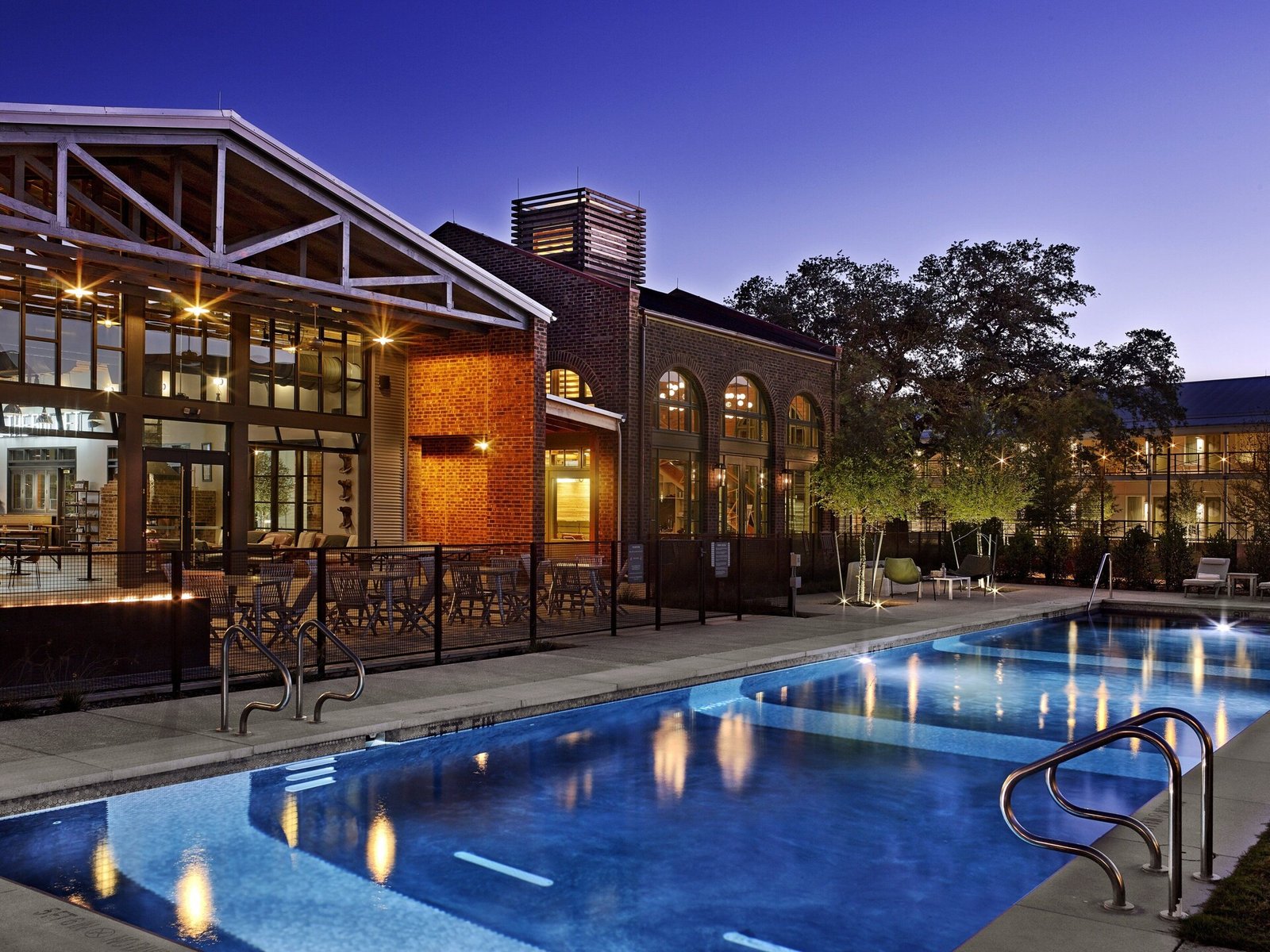 Cavalry Court, the pool