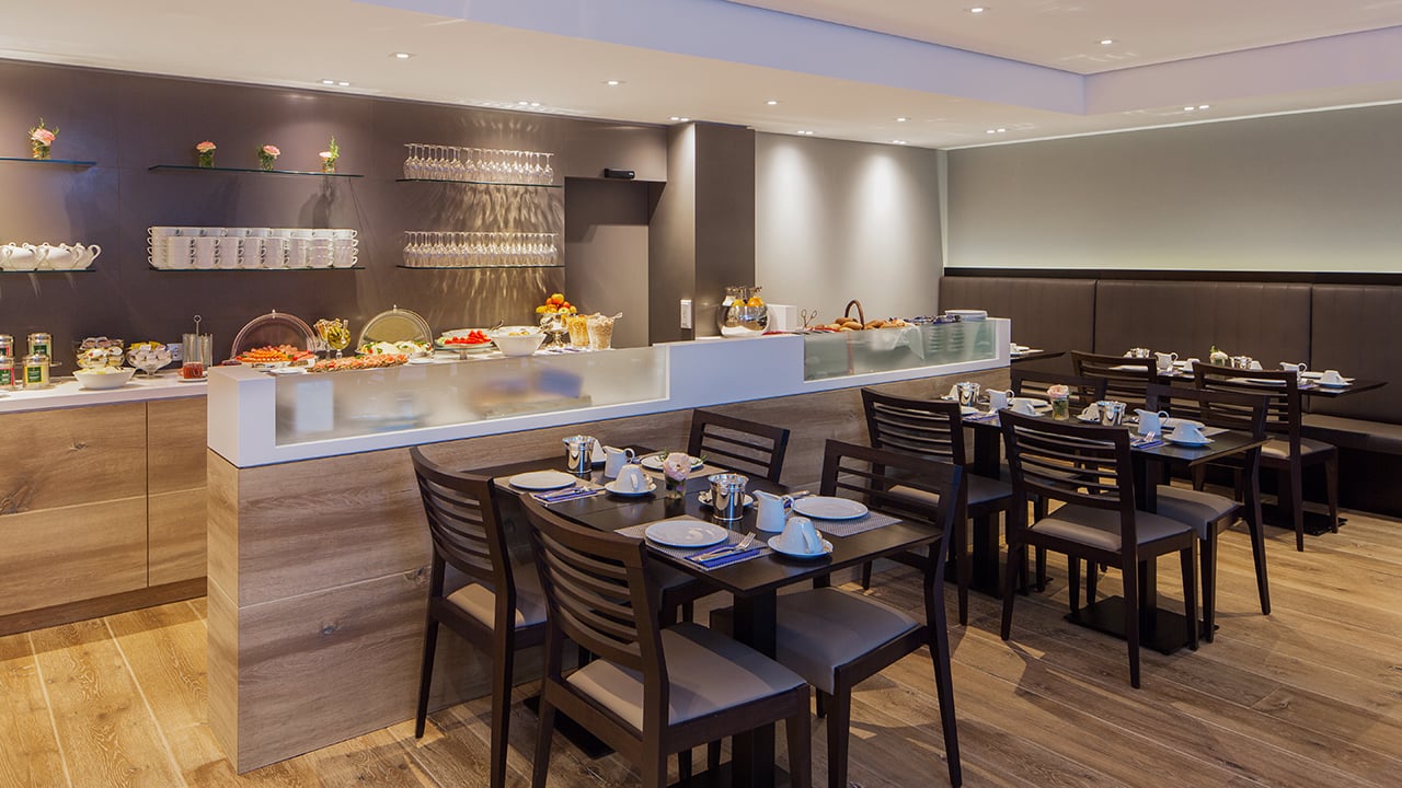 The Alex Hotel, at the table