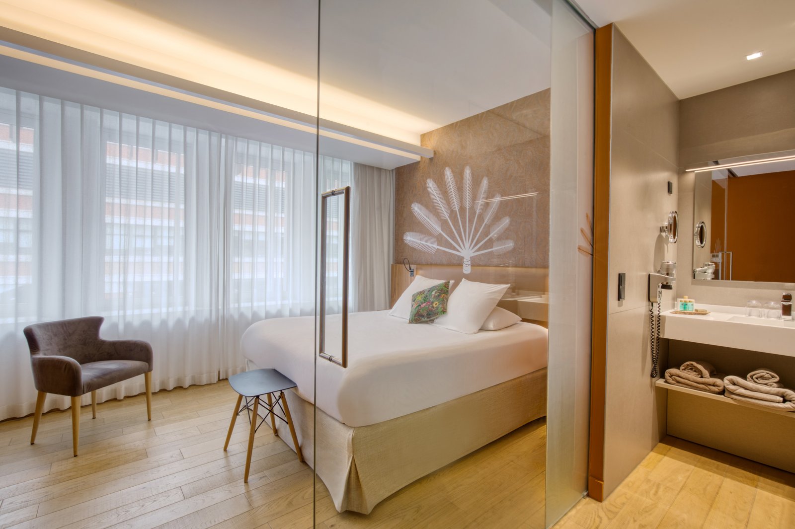 Hôtel l'Arbre Voyageur Lille, rooms