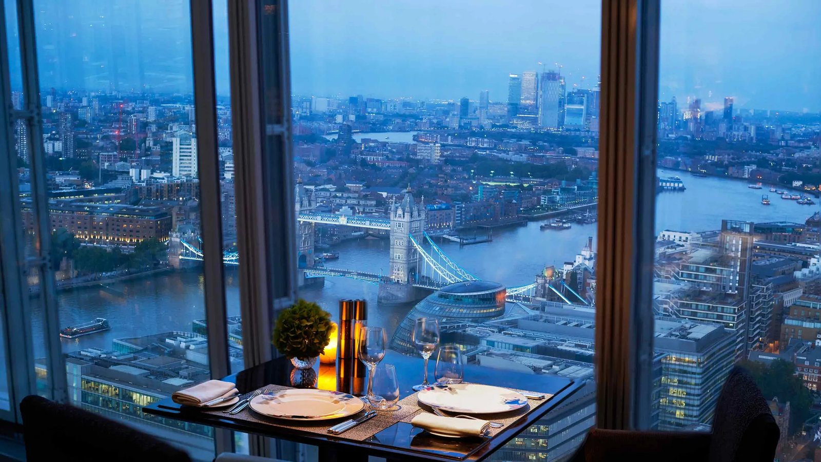 Shangri-La The Shard, at the table