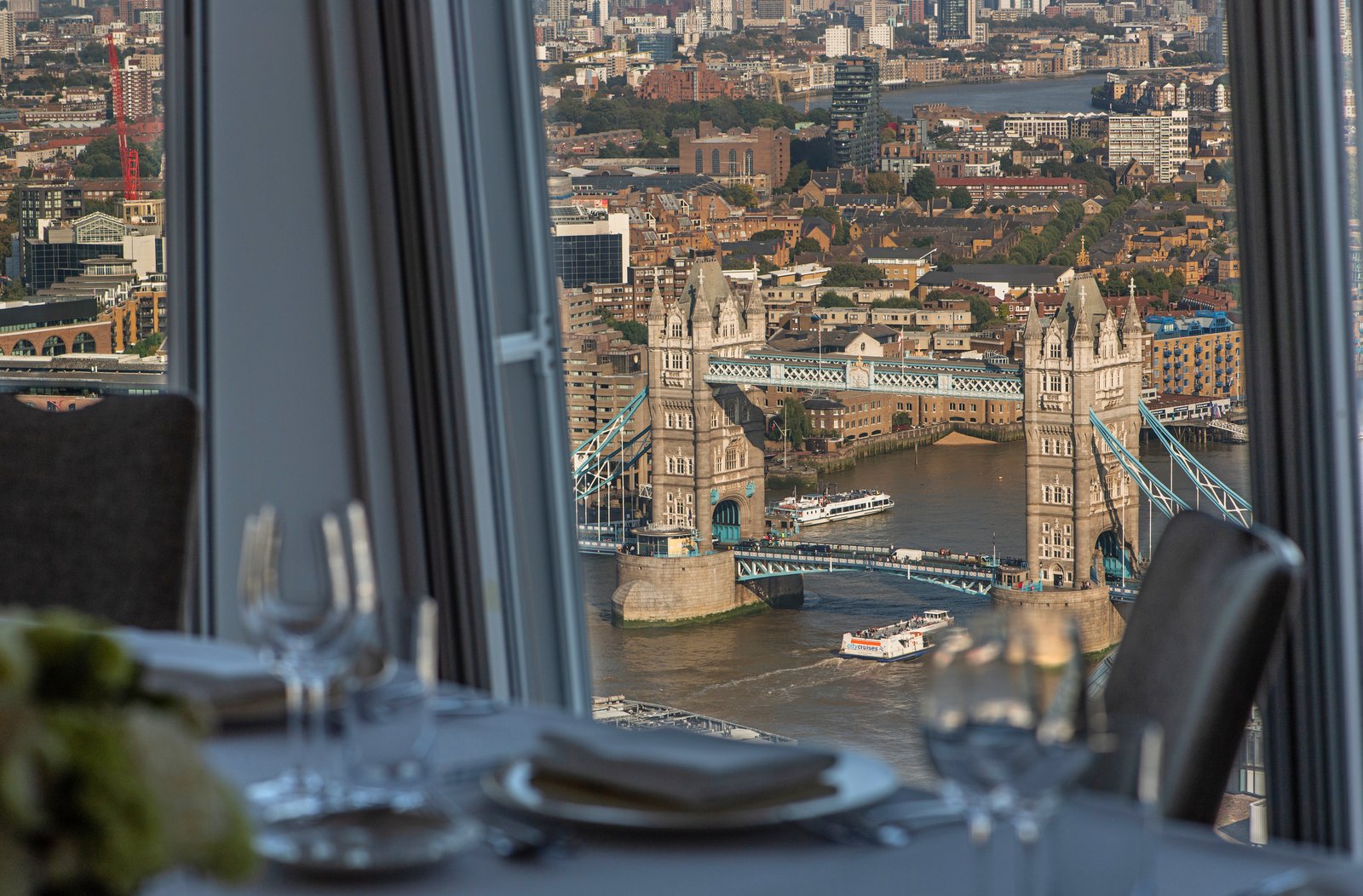 Shangri-La The Shard, at the table