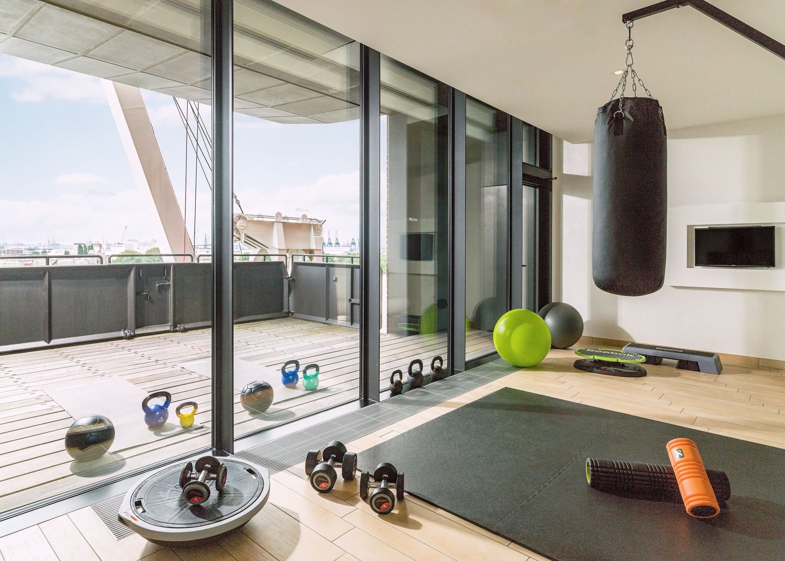 The Westin Hamburg Elbphilharmonie, gym and spa suite