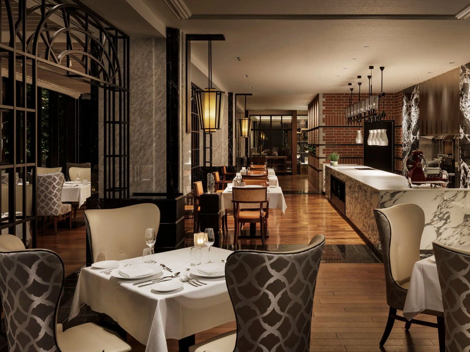 Hyatt Regency Yokohama, at the table